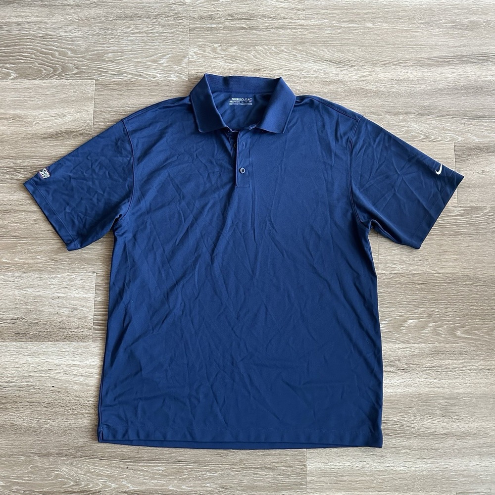 Nike Golf Short Sleeve Polo Shirt Blue Men's XL